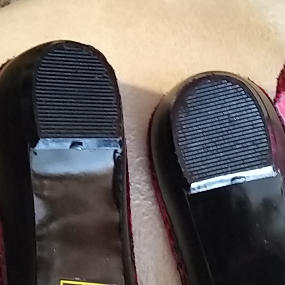 SANDALS, RED SNAKE PRINT, ANKLE/LOWER LEG WRAP 10W - Picture 6 of 8